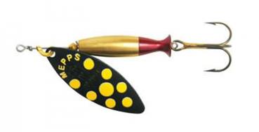 Longheavy Schwarz / Yellow Dots Size 1/8g